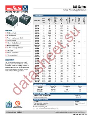 78601/16C datasheet  